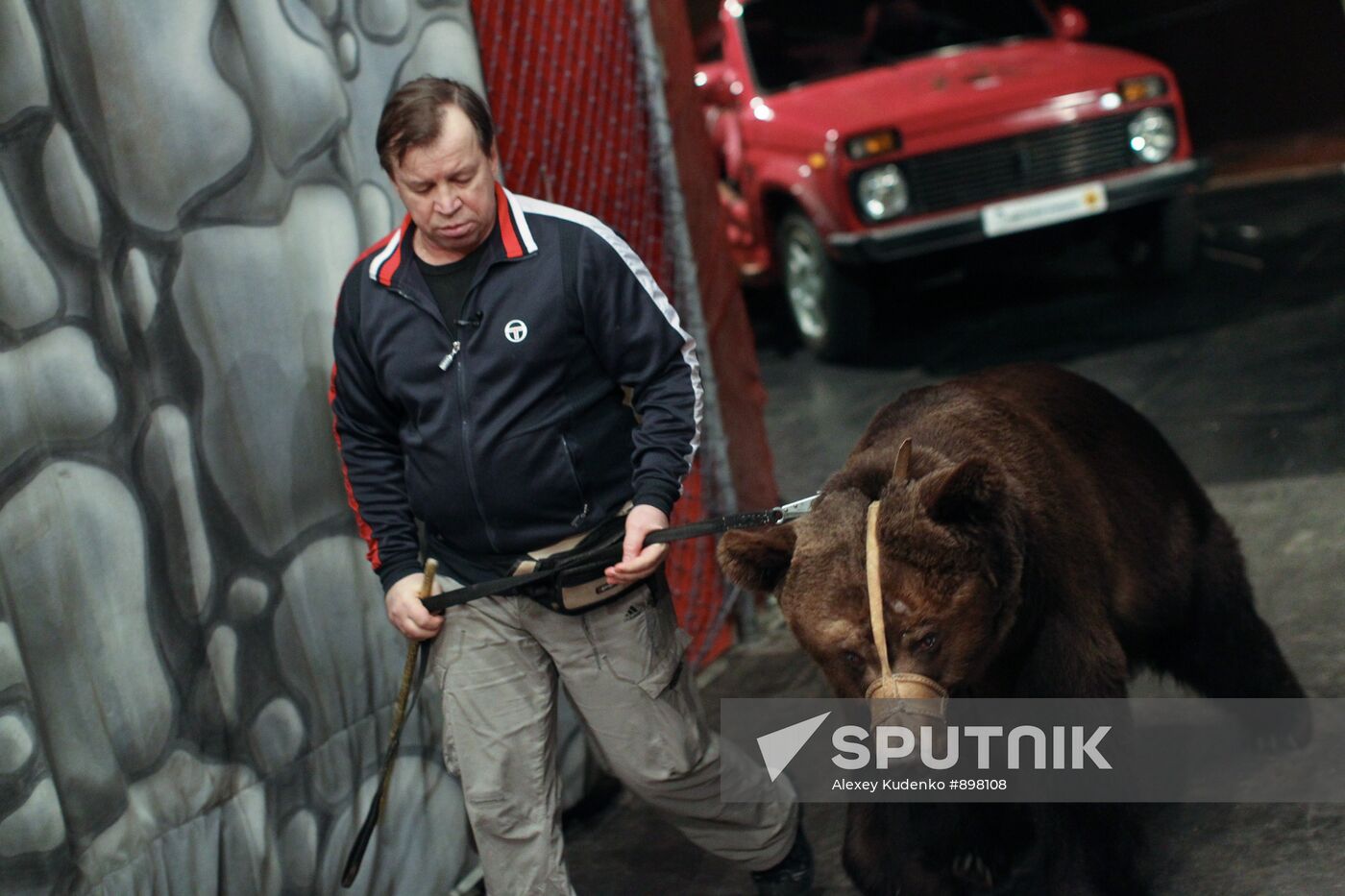 Animal tamer Viktor Kudryavtsev