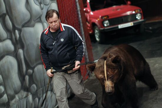 Animal tamer Viktor Kudryavtsev