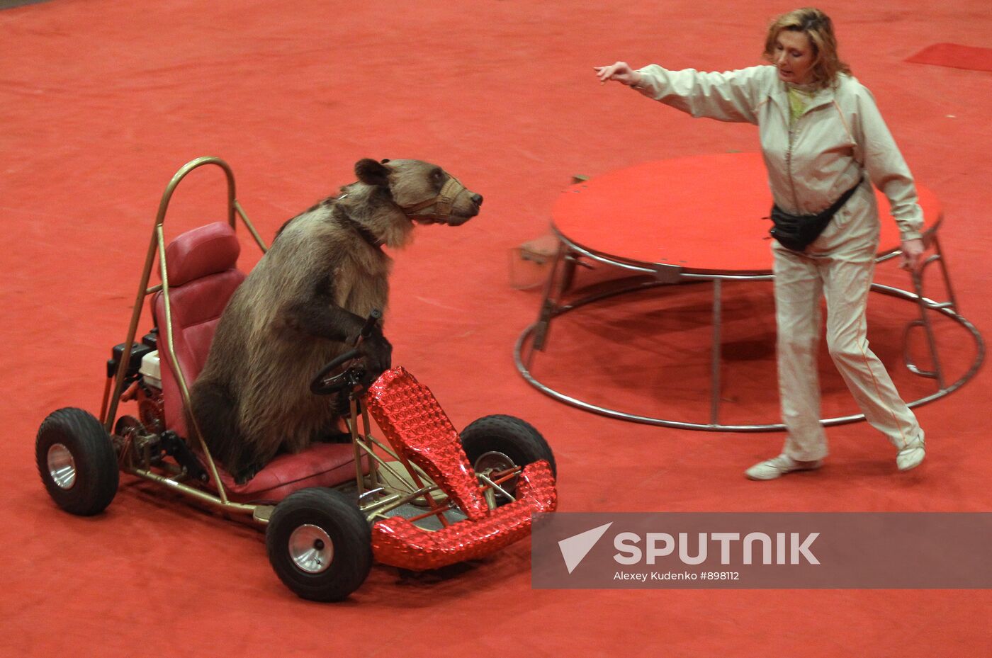 Animal tamer Olga Kudryavtseva