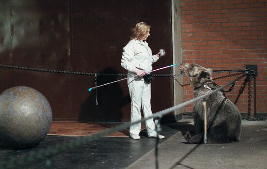 Animal tamer Olga Kudryavtseva