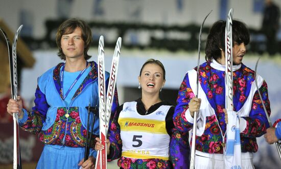Prokhor Shalyapin, Anna Semenovich and Sergei Zverev