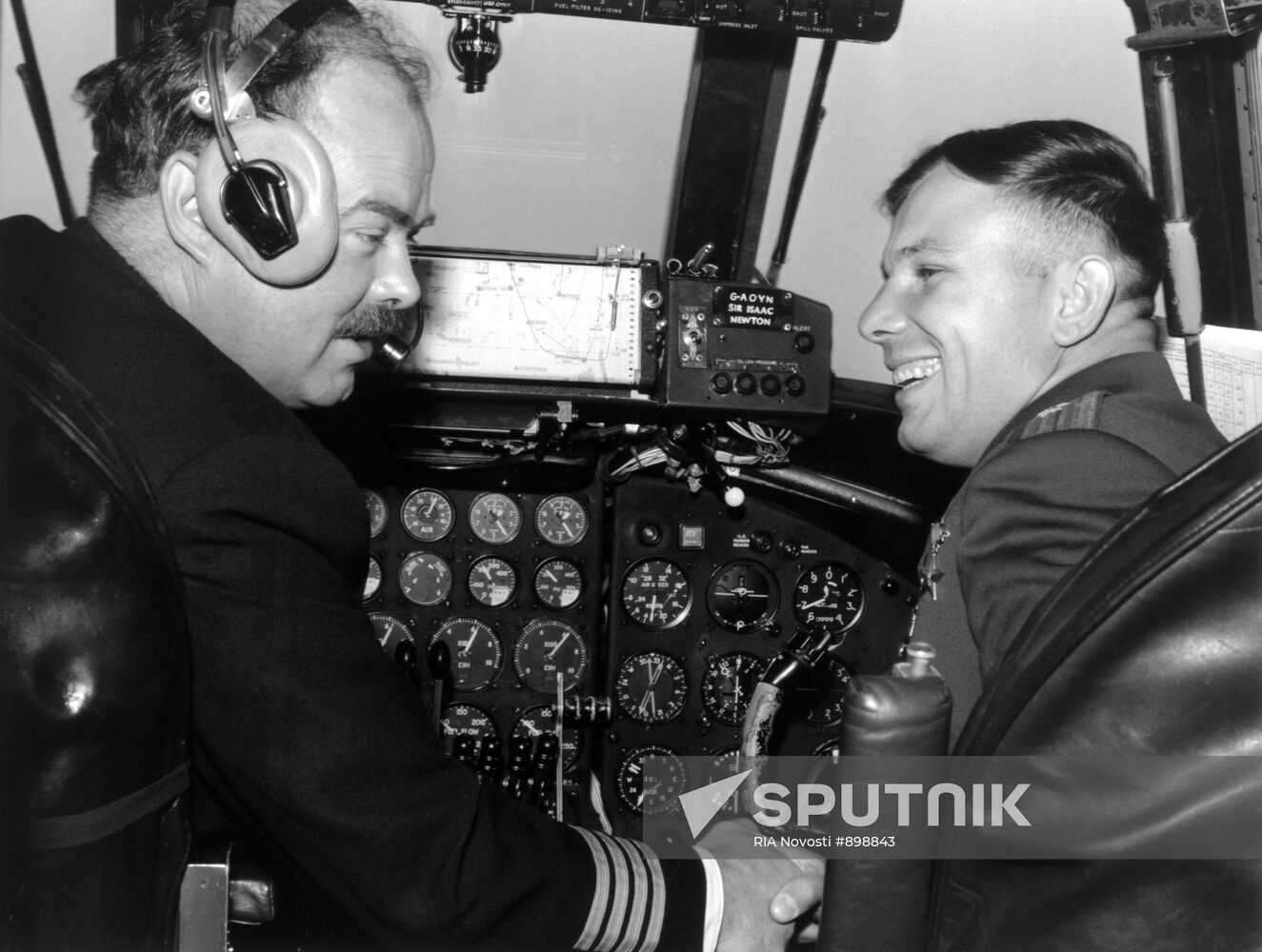 Yury Gagarin visits United Kingdom