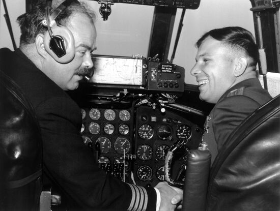 Yury Gagarin visits United Kingdom