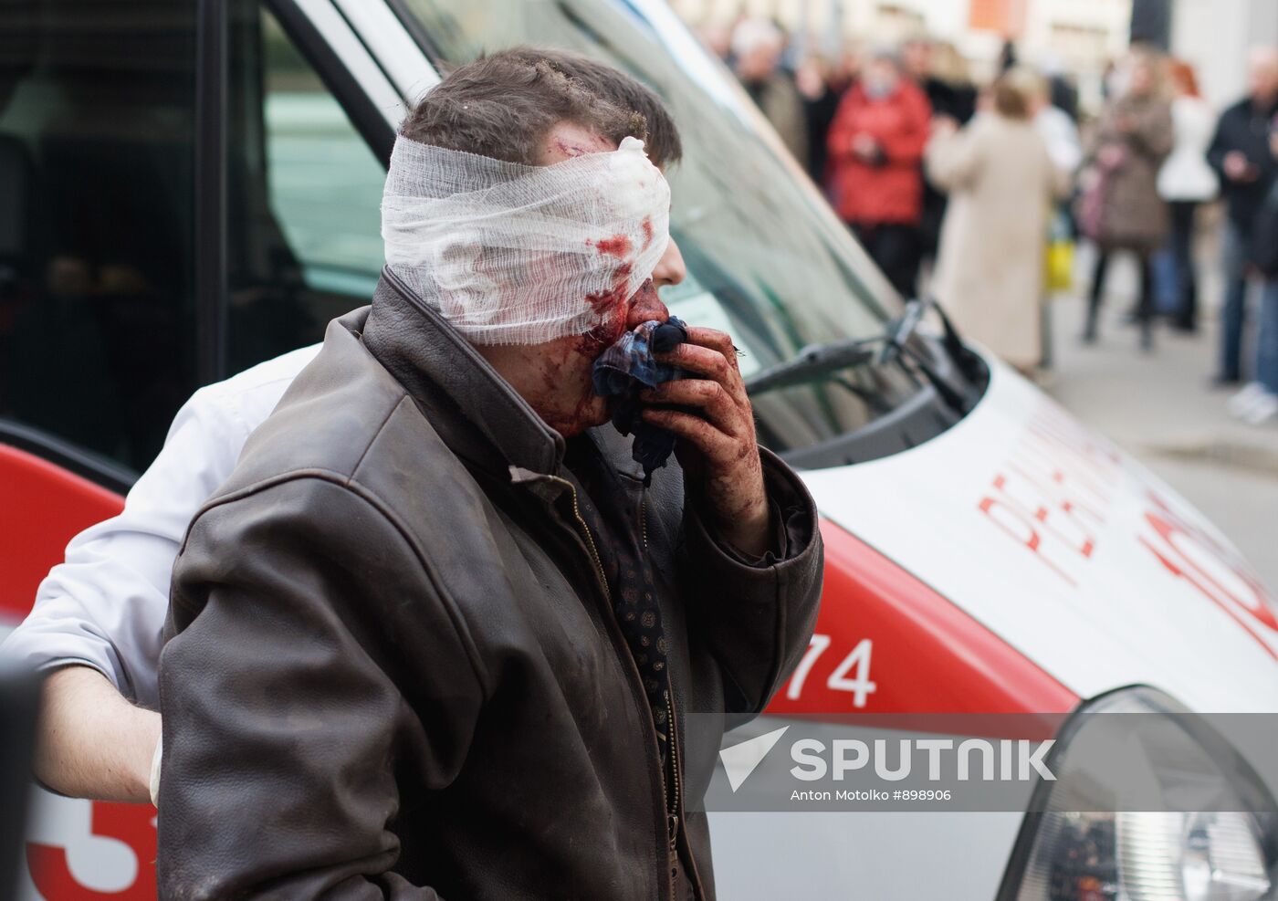 Explosion in Minsk metro
