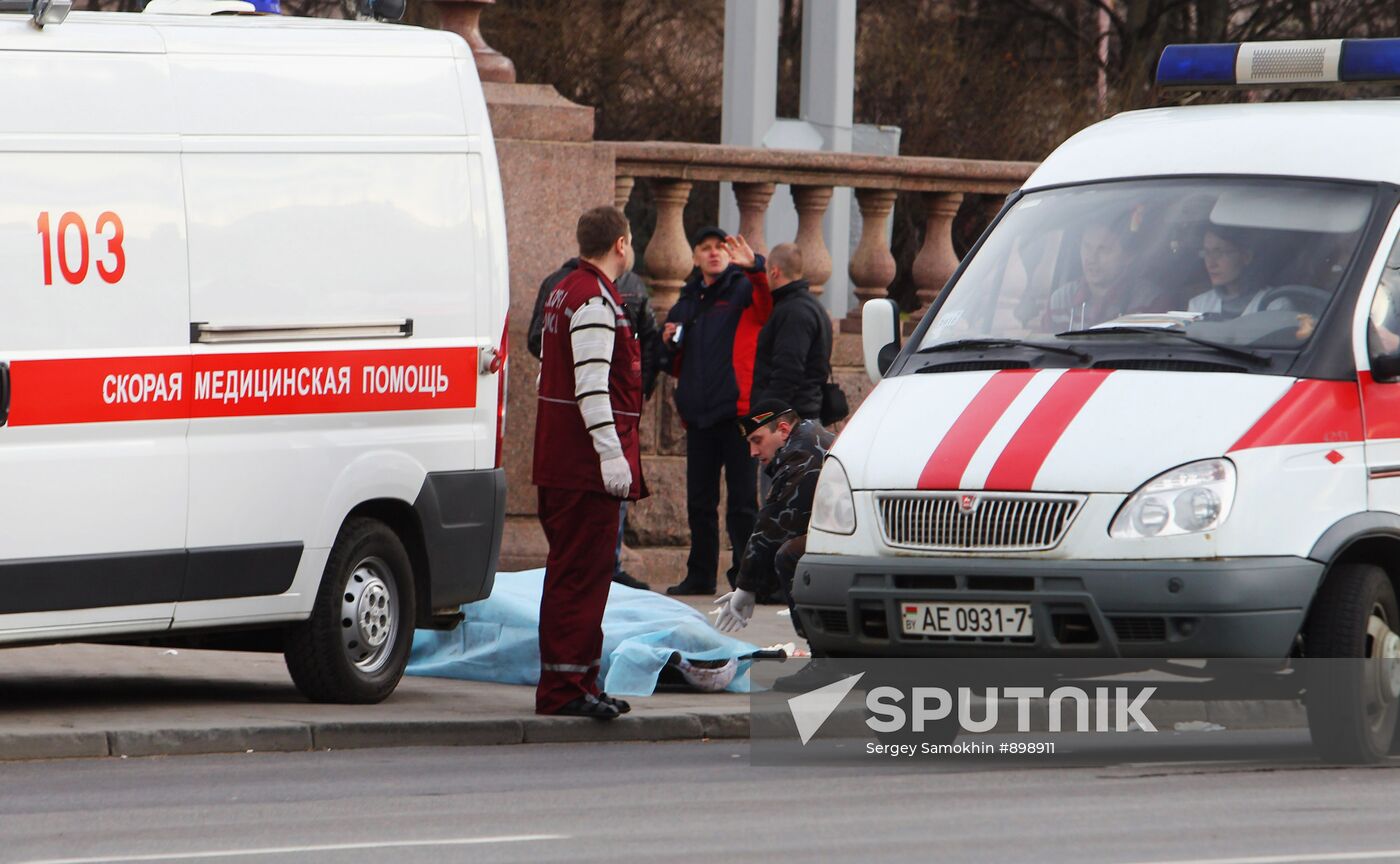 Explosion in Minsk metro