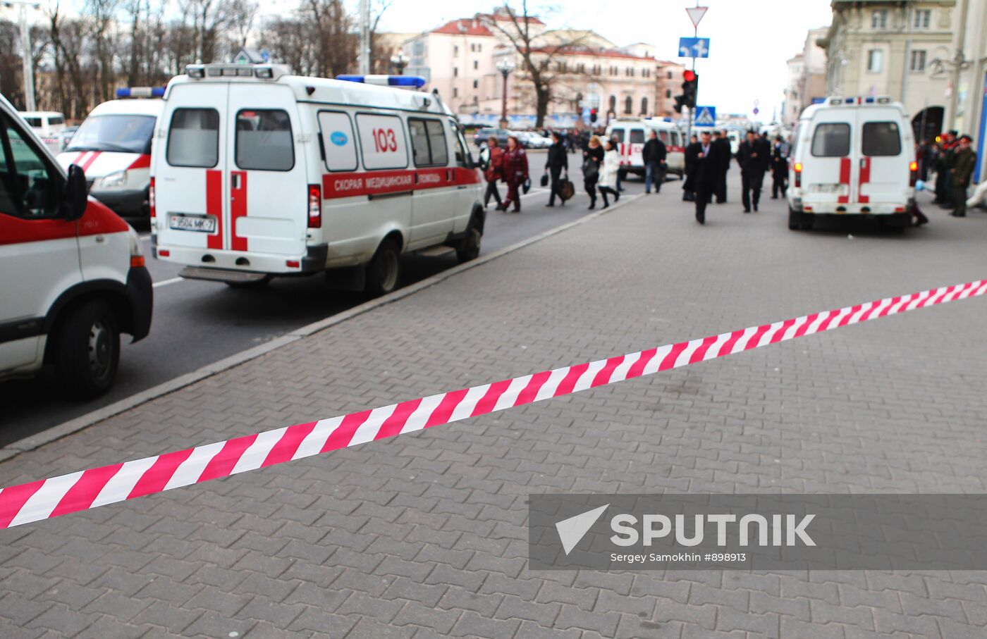 Explosion in Minsk metro
