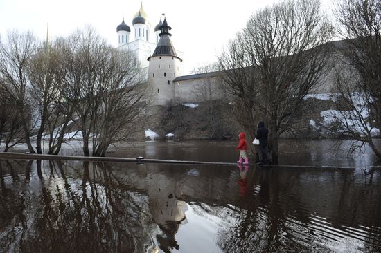 Pskov flooding