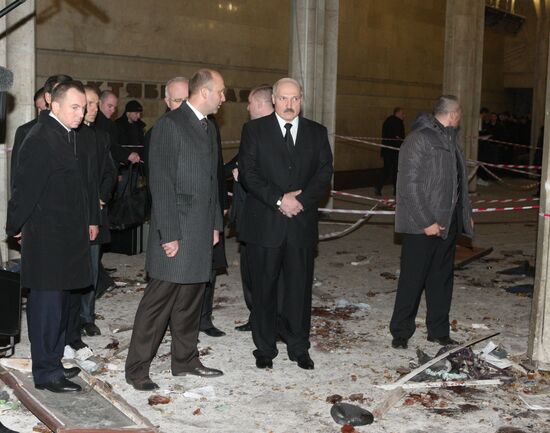 Explosion in Minsk metro