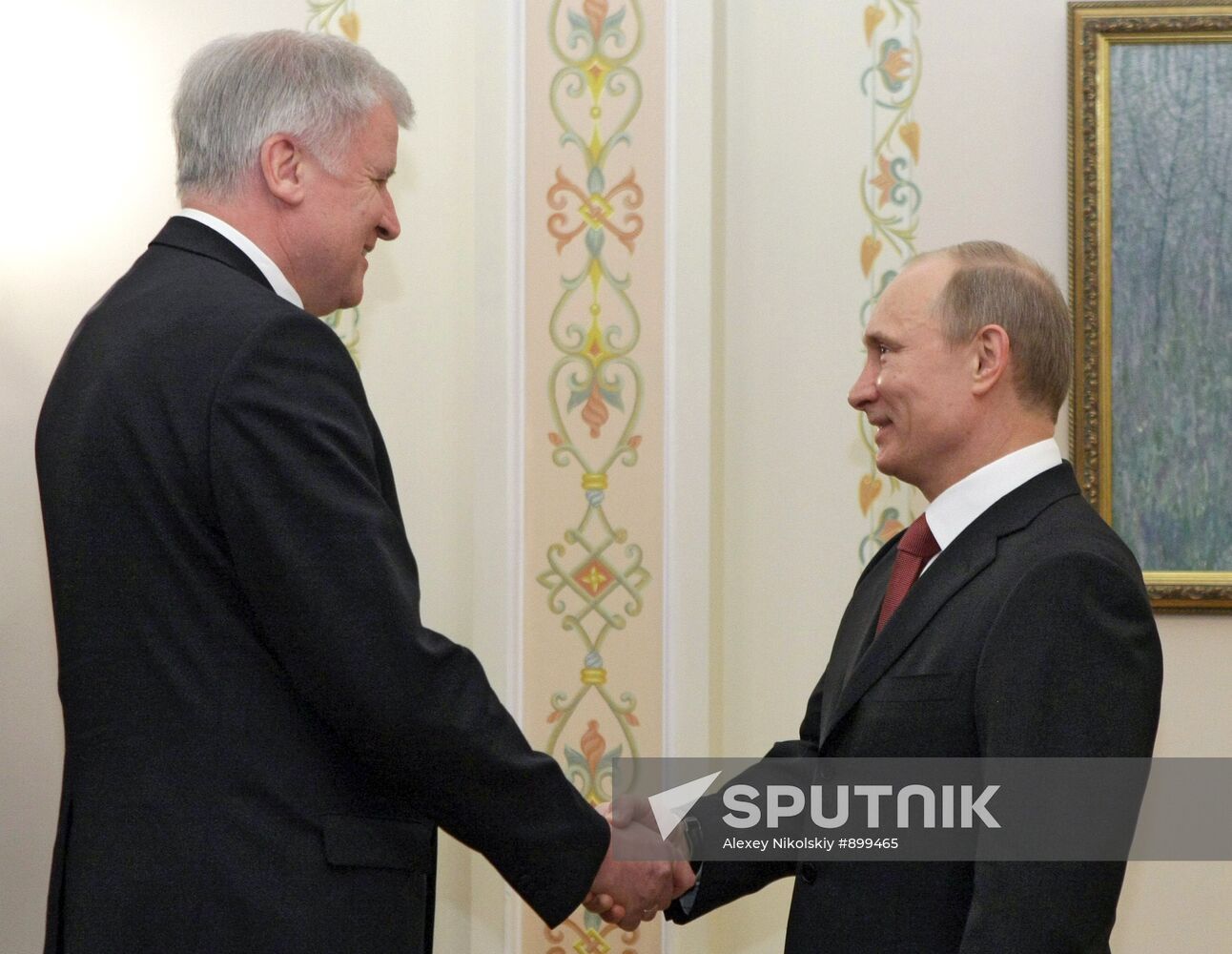Vladimir Putin receives Bavarian delegation