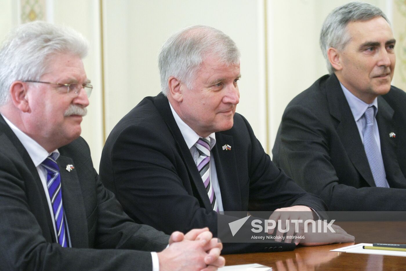Vladimir Putin receives Bavarian delegation