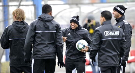 FC Anzhi Makhachkala holds training session