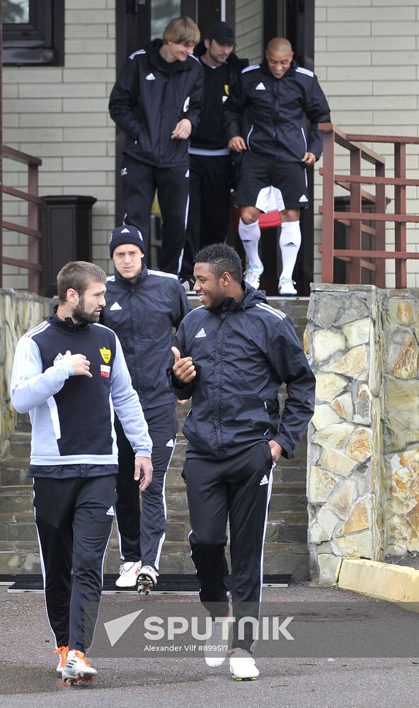 FC Anzhi Makhachkala holds training session