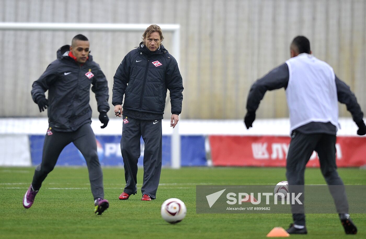 Soccer. FC Spartak Moscow training session