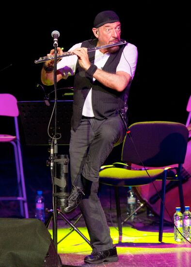 Concert of Ian Anderson and rock band Jethro Tull