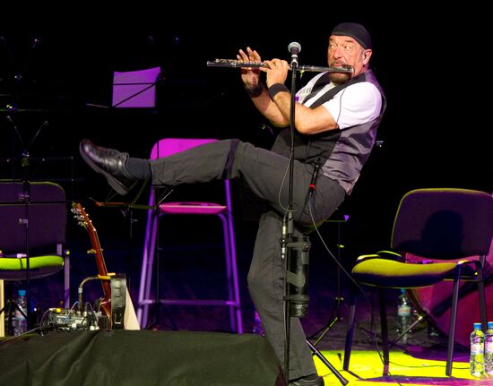 Concert of Ian Anderson and rock band Jethro Tull