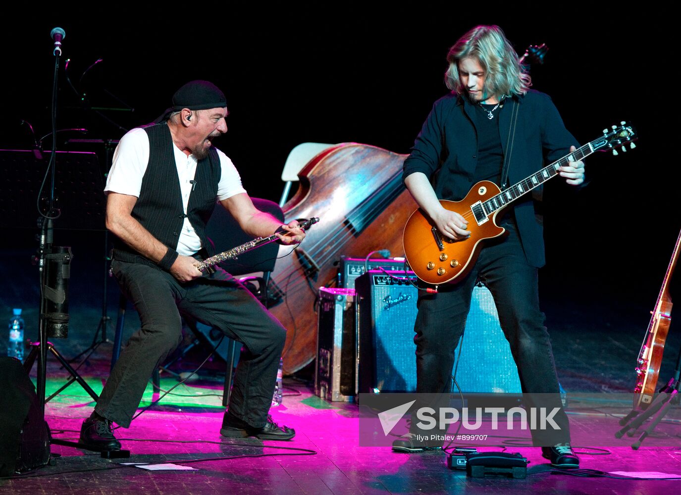 Concert of Ian Anderson and rock band Jethro Tull