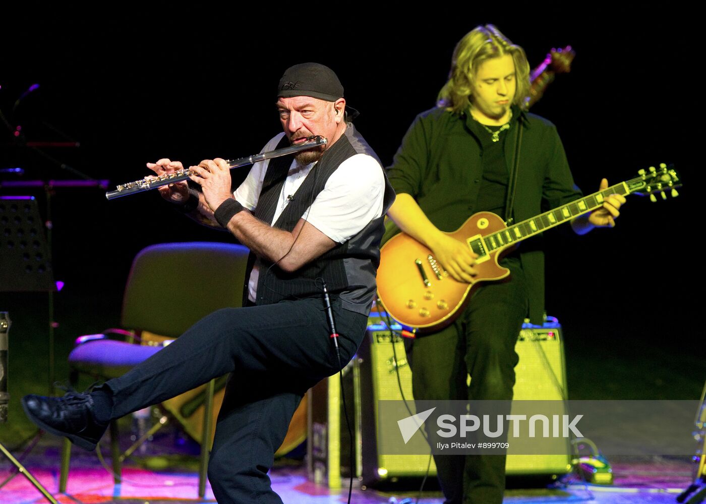 Concert of Ian Anderson and rock band Jethro Tull