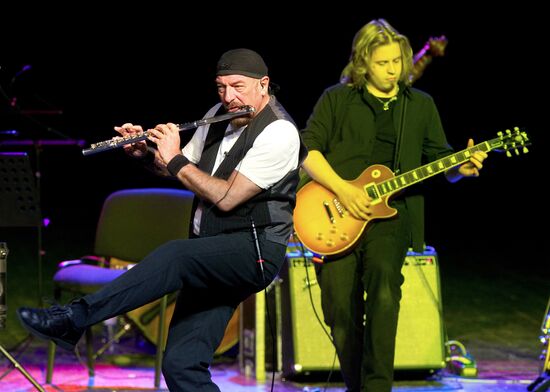 Concert of Ian Anderson and rock band Jethro Tull