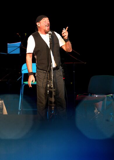 Concert of Ian Anderson and rock band Jethro Tull