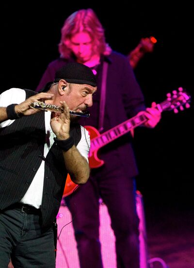 Concert of Ian Anderson and rock band Jethro Tull