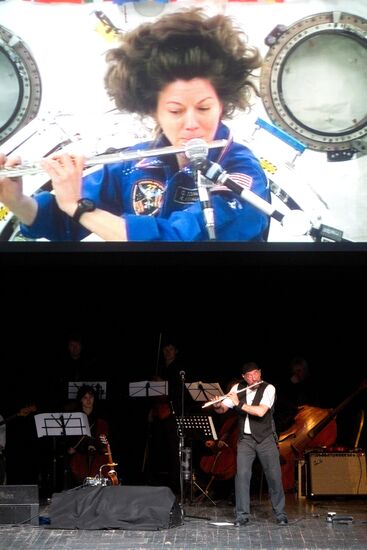 Concert of Ian Anderson and rock band Jethro Tull