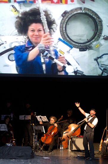 Concert of Ian Anderson and rock band Jethro Tull