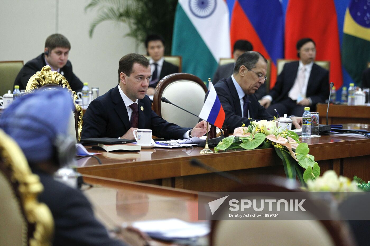 Dmitry Medvedev takes part in BRICS Summit in China