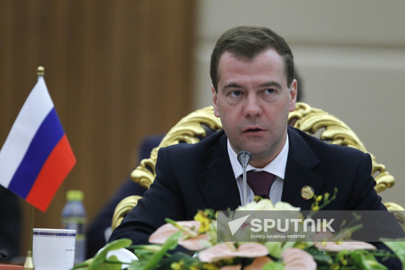 Dmitry Medvedev takes part in BRICS Summit in China