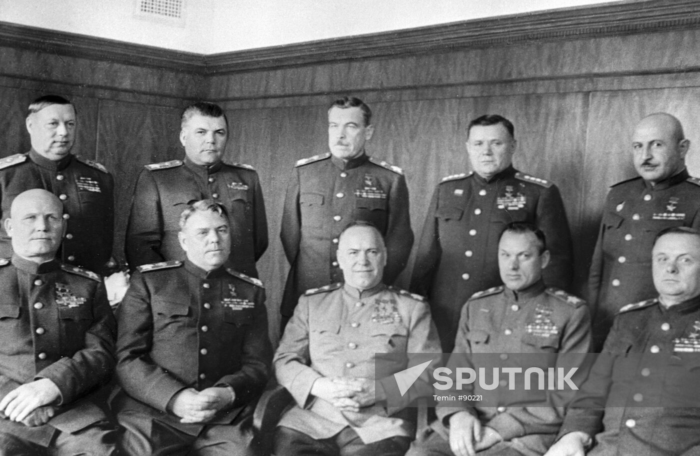 KONEV VASILEVSKY ZHUKOV ROKOSSOVSKY MERETSKOV TOLBUKHIN