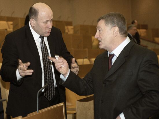 ZHIRINOVSKY DUMA MALYSHKIN 