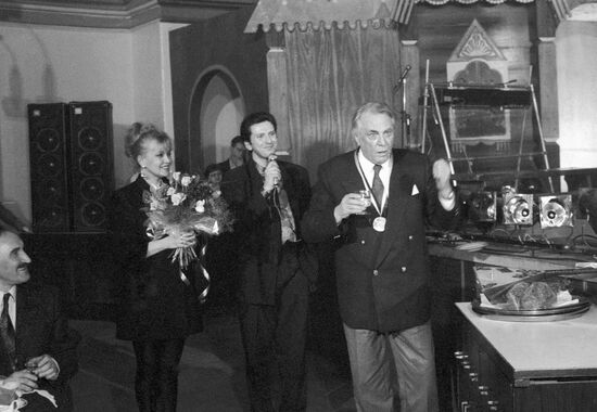 Shevchuk Novozhilov Matveyev actors' Pancake Day