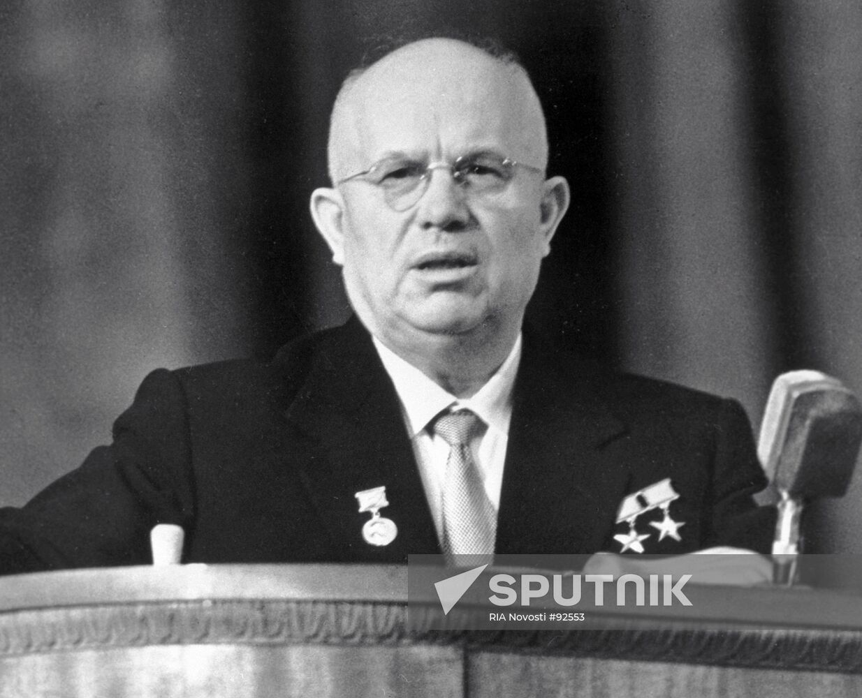 Khrushchev rally Moscow 