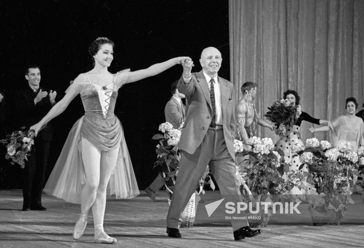 BALLET-DANCER MAKSIMOVA CHOREOGRAPHER GOLEIZOVSKY