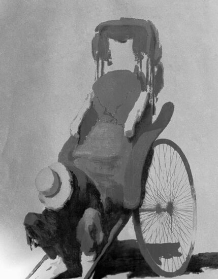 PROROKOV PAINTING "RICKSHAW RELAXING"