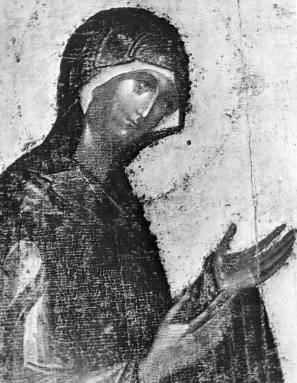 ICON "THE BLESSED VIRGIN" FEOFAN GREK
