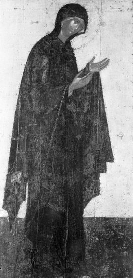 ICON "THE BLESSED VIRGIN" FEOFAN GREK