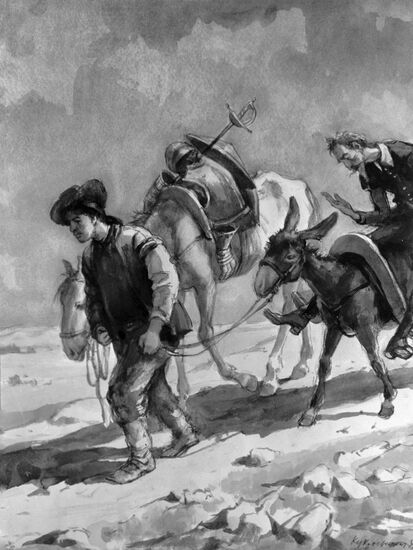 ILLUSTRATION DON QUIXOTE KUKRYNIKS