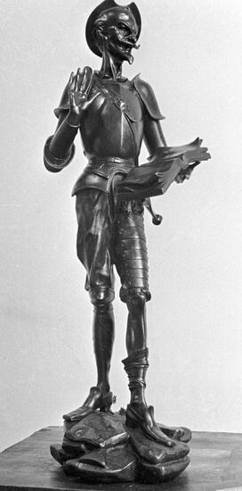 "DON QUIXOTE" STATUE GAUTIER