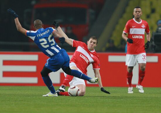 Football. UEFA Europa League. Spartak vs. Porto