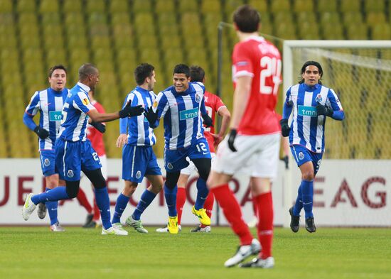 Football. UEFA Europa League. Spartak vs. Porto