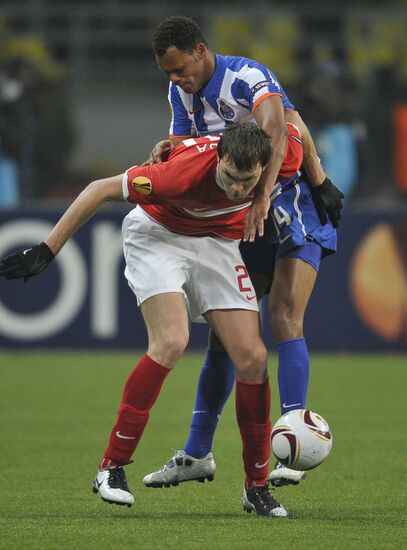 Football. UEFA Europa League. Spartak vs. Porto
