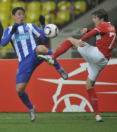 Football. UEFA Europa League. Spartak vs. Porto