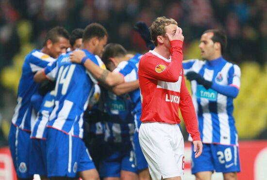 Football. UEFA Europa League. Spartak vs. Porto