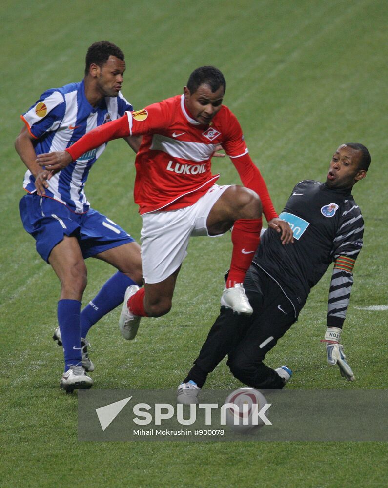Football. UEFA Europa League. Spartak vs. Porto
