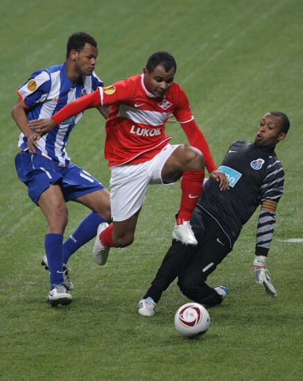 Football. UEFA Europa League. Spartak vs. Porto
