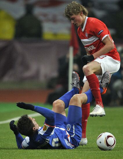 Football. UEFA Europa League. Spartak vs. Porto