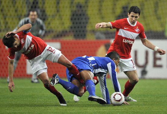 Football. UEFA Europa League. Spartak vs. Porto