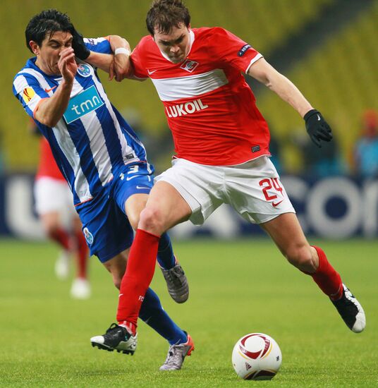 Football. UEFA Europa League. Spartak vs. Porto