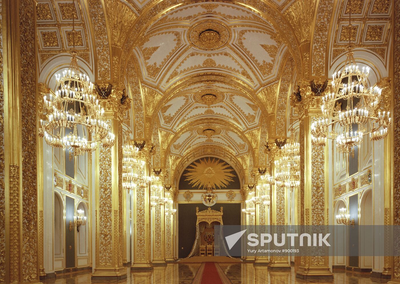 The Grand Kremlin Palace reception halls