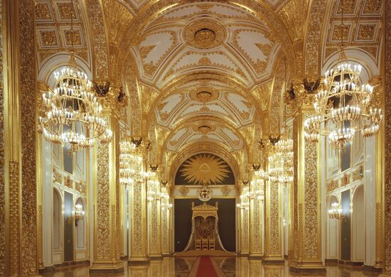 The Grand Kremlin Palace reception halls